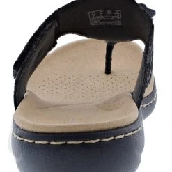 Clarks Women's Laurieann Gema Wide Width Flip Flop Sandals