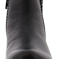 Spring Step Women Side Zipper Leather Booties Oziel