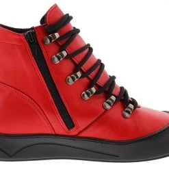 Spring Step Women's Lace Up Leather Booties Darleen 6 Spring Step Women's Lace Up Leather Booties Darleen