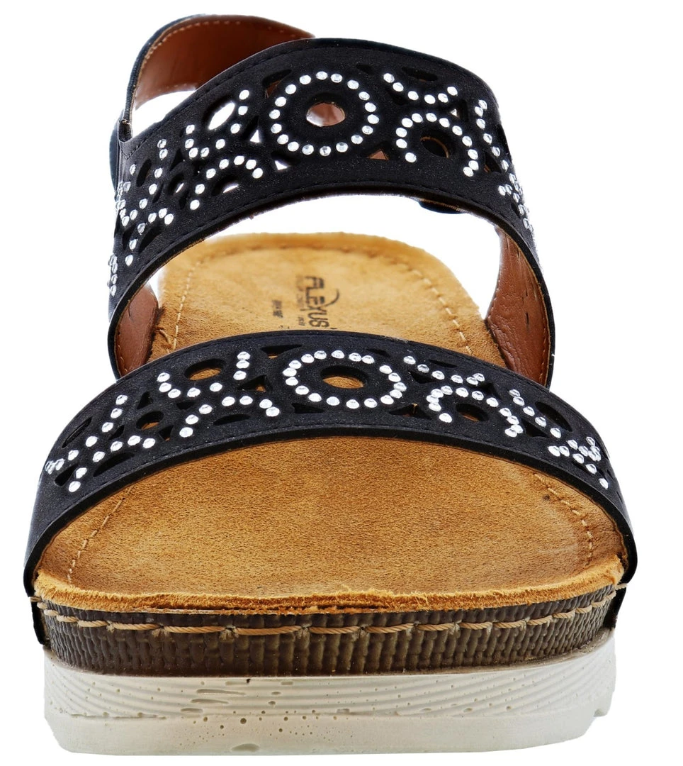 Womens Flexus Women's Tacia Comfort Sling Back Sandals 3 Womens Flexus Women's Tacia Comfort Sling Back Sandals