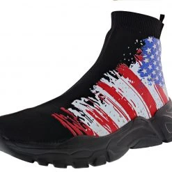 CUZ Men's USA Flag Fashion Sneakers