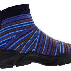 CUZ Men's Sock Style High Top Sneakers Aztec Print