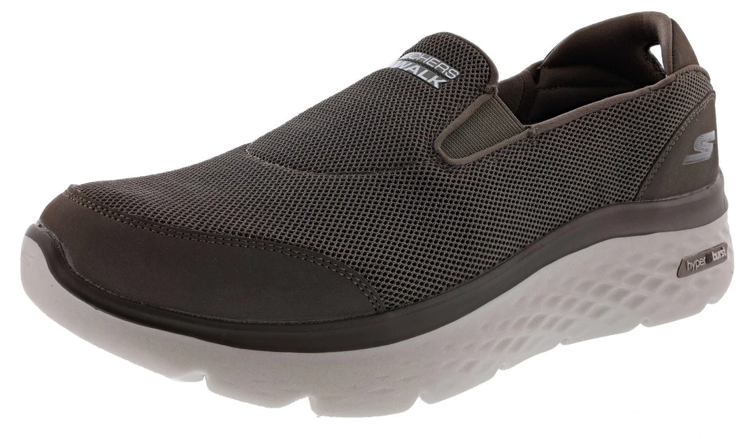 Skechers Go Run Hyper Burst Sawtelle Men's Slip On Walking Shoes 1 Skechers Go Run Hyper Burst Sawtelle Men's Slip On Walking Shoes