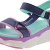 Skechers Women’s Lightweight Wedge Sandals Max Cushioning Swag