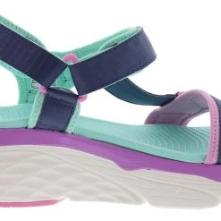 Skechers Women’s Lightweight Wedge Sandals Max Cushioning Swag