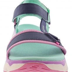 Skechers Women’s Lightweight Wedge Sandals Max Cushioning Swag