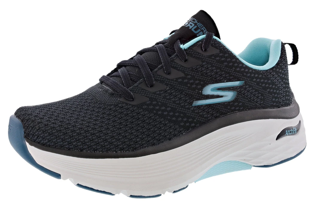 Skechers Women's Max Cushioning Arch Fit Goodyear Performance Walking Shoes 6 Skechers Women's Max Cushioning Arch Fit Goodyear Performance Walking Shoes