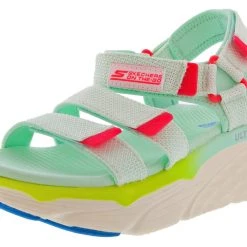 Skechers Women’s Lightweight Wedge Sandals Max Cushioning Slay