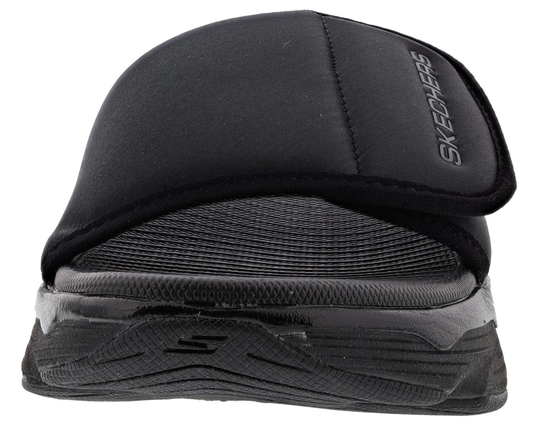 Skechers Women's Max Cushioning Adjustable Strap Slip On Exclusive Sandal 3 Skechers Women's Max Cushioning Adjustable Strap Slip On Exclusive Sandal