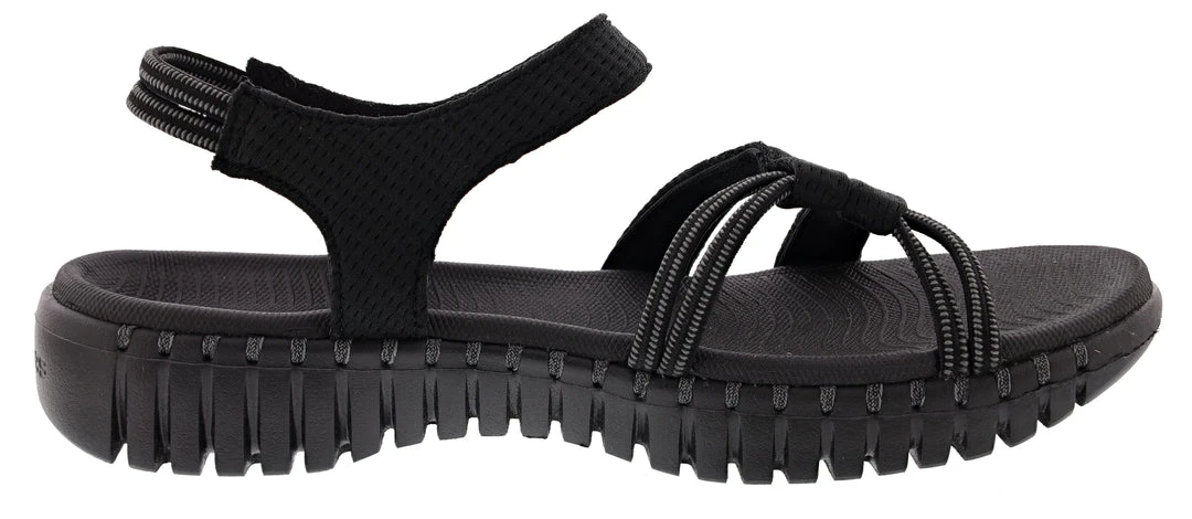 Skechers Women's Go Walk Smart Flirty Wide Width Sport Sandals 2 Skechers Women's Go Walk Smart Flirty Wide Width Sport Sandals