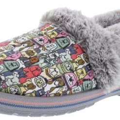 Skechers Bobs Women's Too Cozy- Snuggle Rovers Memory Foam Slippers