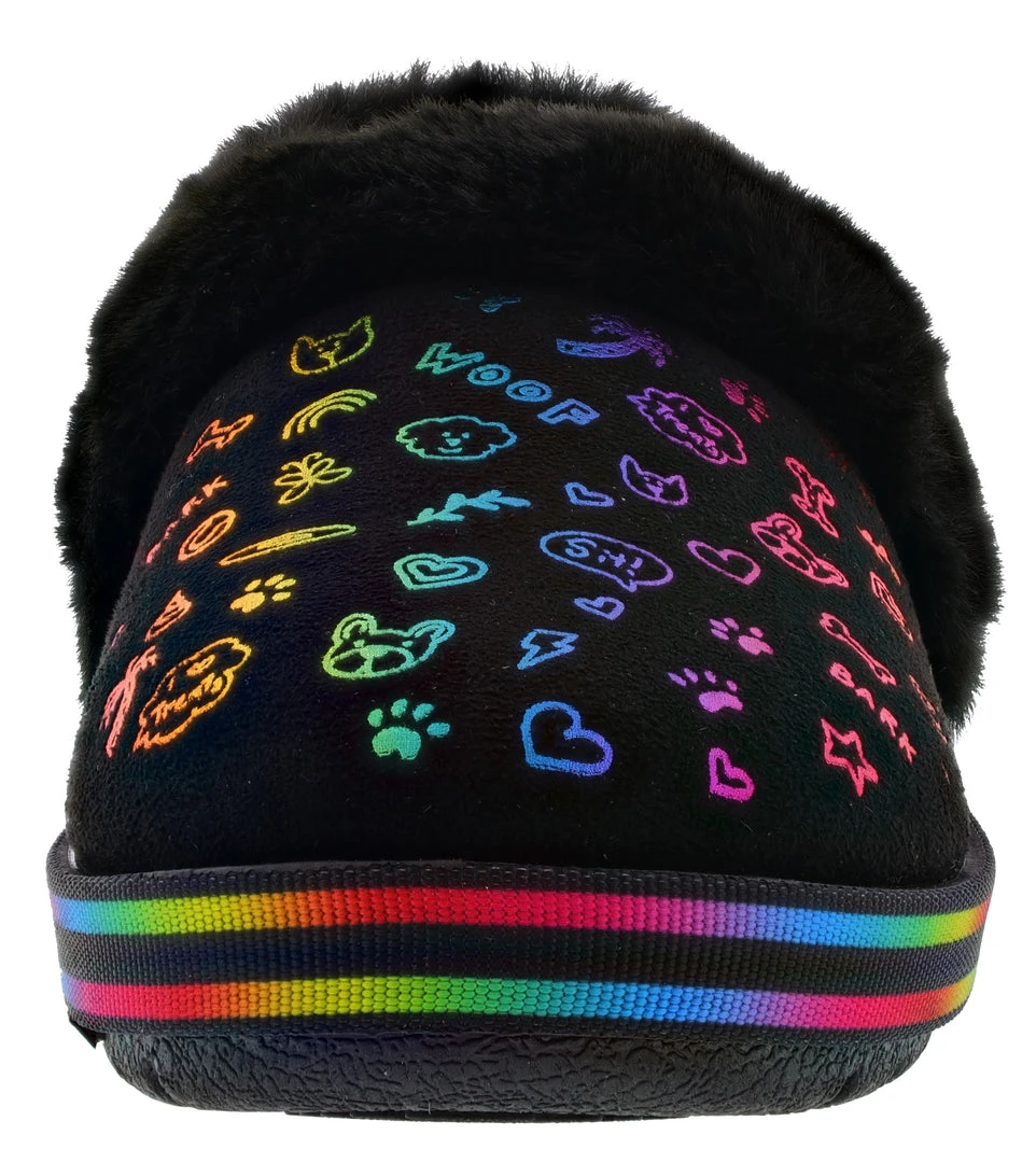 Skechers Bobs Women's Too Cozy Doodle Star Memory Foam Slippers Skechers Bobs Women's Too Cozy Doodle Star Memory Foam Slippers