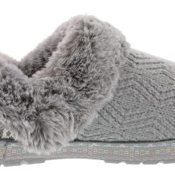 Skechers Women's Bobs Too Cozy-Deco Drifter Memory Foam Slippers