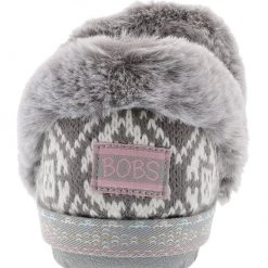 Skechers Women's Bobs Too Cozy-Deco Drifter Memory Foam Slippers