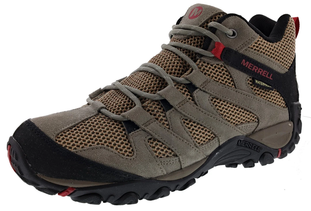Merrell Alverstone Mid Waterproof Hiking Trail Boots Mens 1 Merrell Alverstone Mid Waterproof Hiking Trail Boots Mens