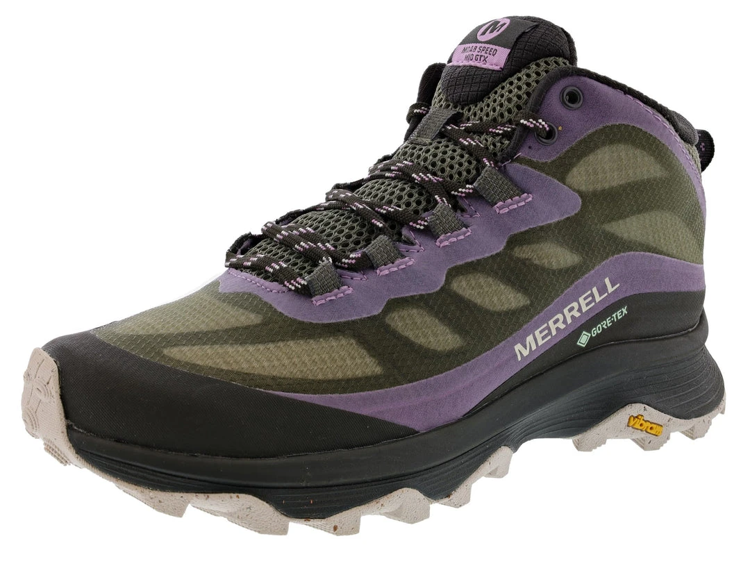 Merrell Women's Moab Speed Mid GTX Hiker Trail Running Shoes Merrell Women's Moab Speed Mid GTX Hiker Trail Running Shoes