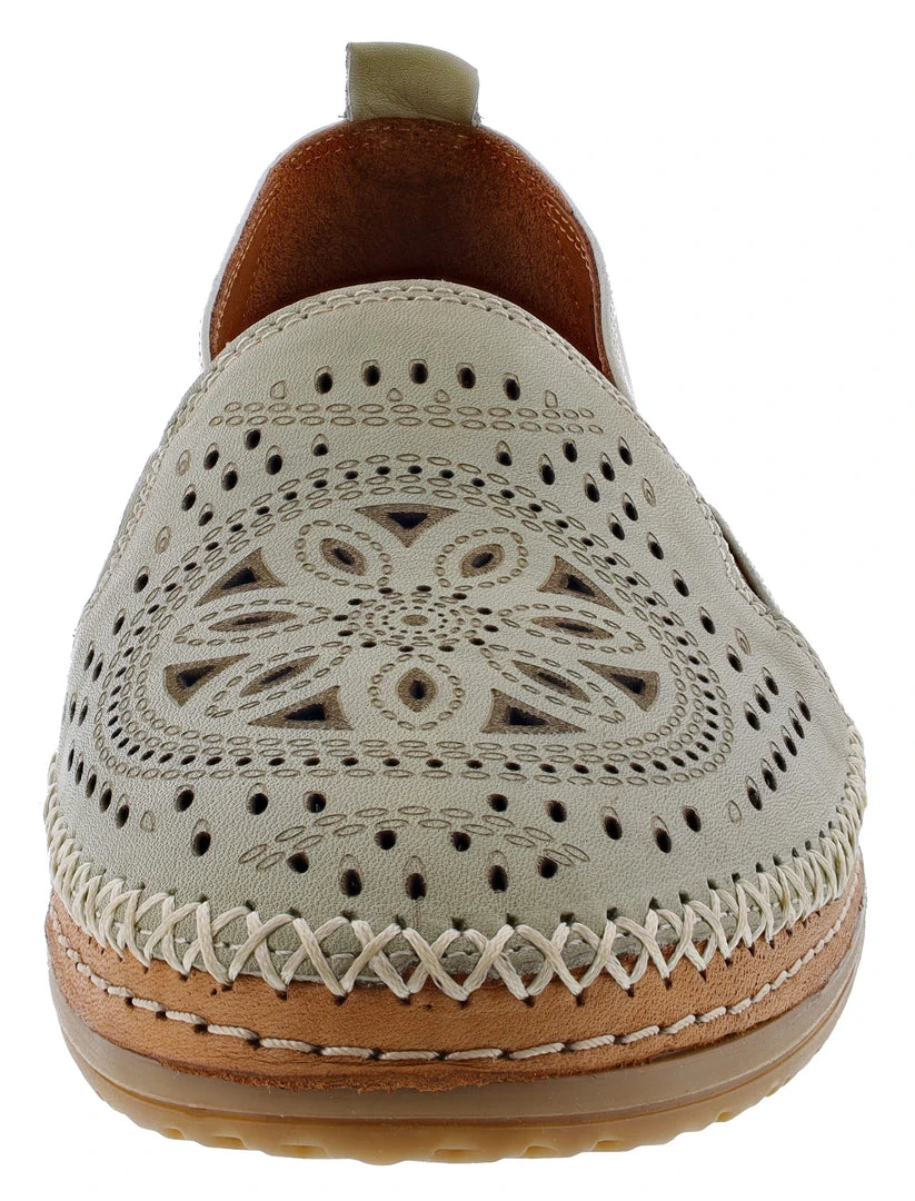 Spring Step Women's Ingrid Leather Slip On Loafer 8 Spring Step Women's Ingrid Leather Slip On Loafer