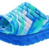 Hoka One One Hoka Unisex Ora Recovery Slide Swirl Sandals For Plantar Fasciitis
