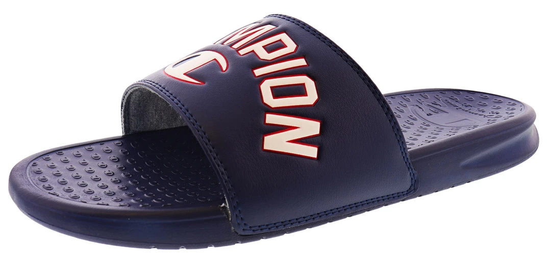 Mens Champion Men's Club Slide Slip On Sandals 19 Mens Champion Men's Club Slide Slip On Sandals
