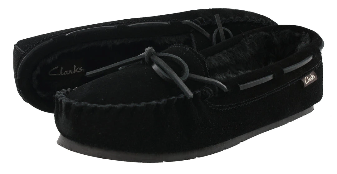 Clarks Of England Clarks Women's Mocassin Winter Slippers Nancy 6 Clarks Of England Clarks Women's Mocassin Winter Slippers Nancy