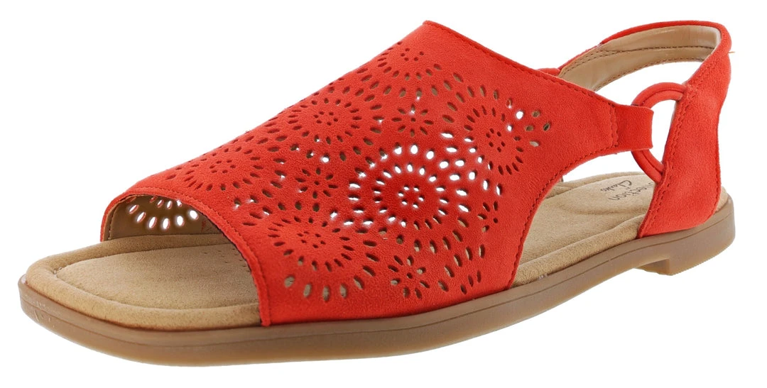 Clarks Women's Reyna Swirl Comfort Dress Flat Sandals Clarks Of England Clarks Women's Reyna Swirl Comfort Dress Flat Sandals Clarks Of England