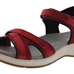 Clarks Women's Solan Drift Wide Width Hook & Loop Strap Sport Sandals Clarks Of England