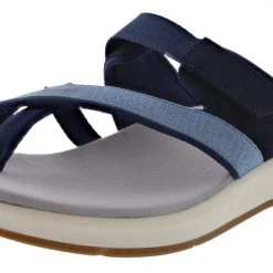 Clarks Women's Solan Surf Hook & Loop Strap Narrow Flip Flops Clarks Of England