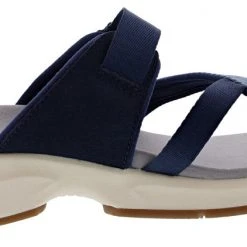Clarks Women's Solan Surf Hook & Loop Strap Narrow Flip Flops Clarks Of England