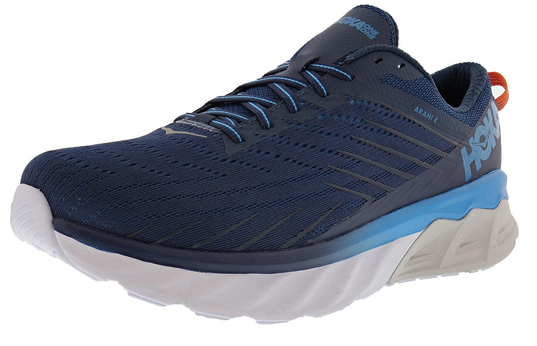 Hoka One One Hoka Arahi 4 Men's Cushioned Running Shoes 1 Hoka One One Hoka Arahi 4 Men's Cushioned Running Shoes