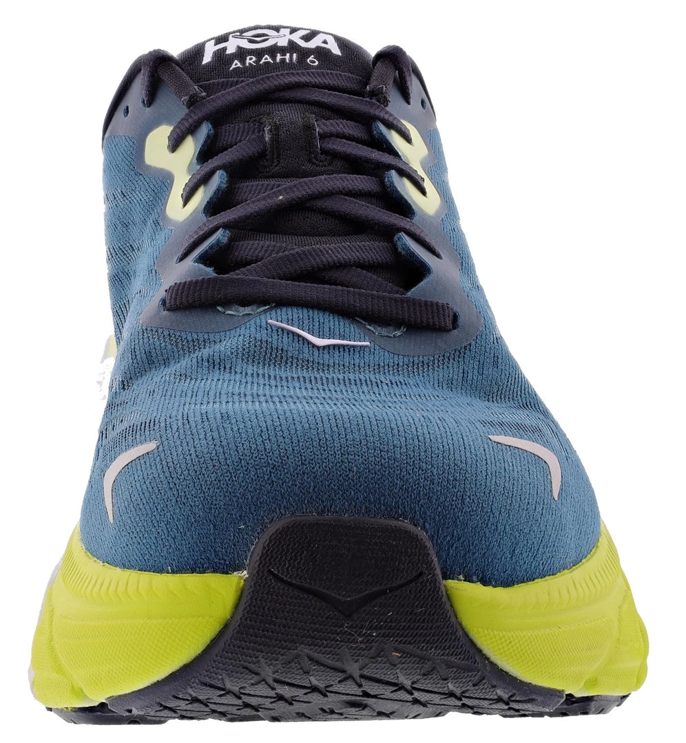 Hoka One One Hoka Arahi 6 Men's Ultra Marathon Cushioned Running Shoes For Bunions 8 Hoka One One Hoka Arahi 6 Men's Ultra Marathon Cushioned Running Shoes For Bunions