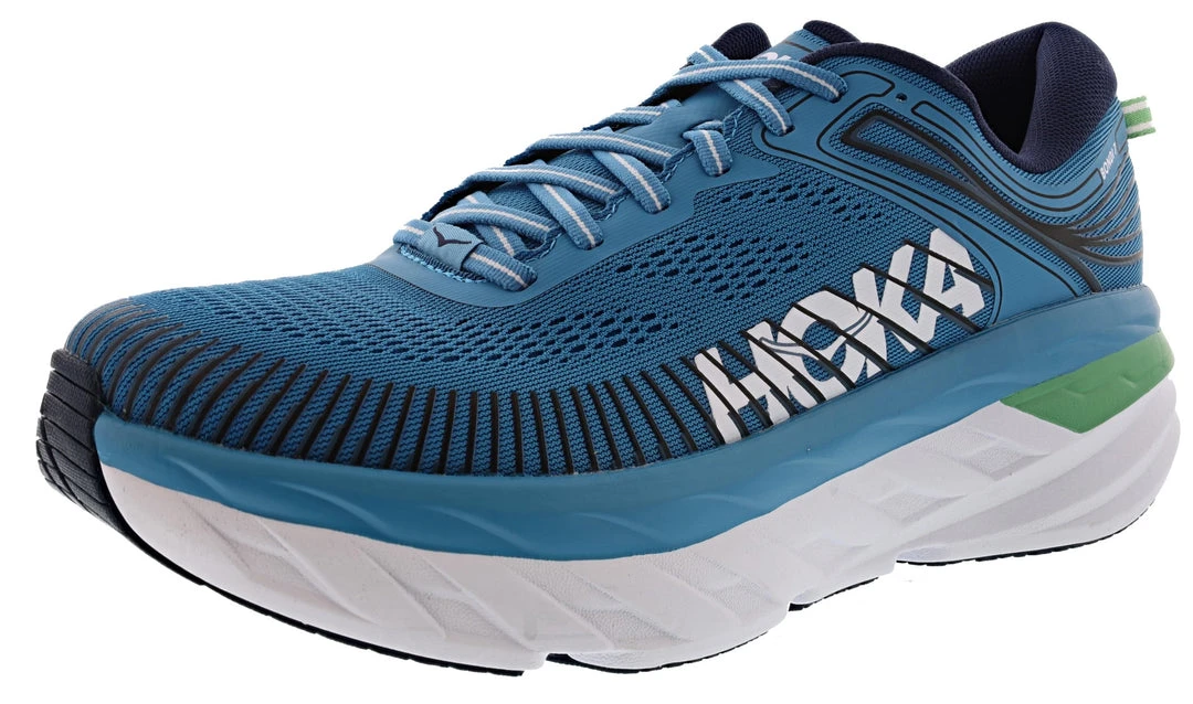 Hoka One One Hoka Men's Ultra Marathon Cushioned Running Shoes Bondi 7 11 Hoka One One Hoka Men's Ultra Marathon Cushioned Running Shoes Bondi 7