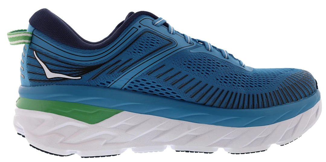 Hoka One One Hoka Men's Ultra Marathon Cushioned Running Shoes Bondi 7 12 Hoka One One Hoka Men's Ultra Marathon Cushioned Running Shoes Bondi 7