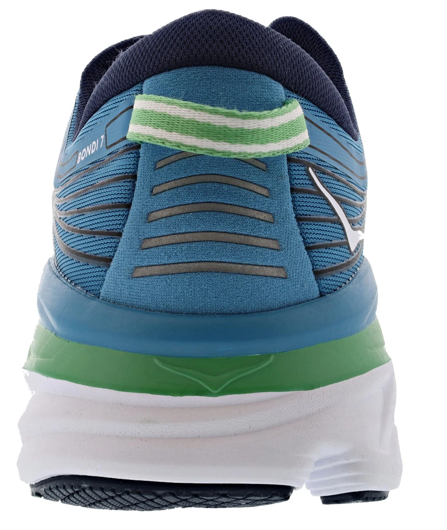 Hoka One One Hoka Men's Ultra Marathon Cushioned Running Shoes Bondi 7 14 Hoka One One Hoka Men's Ultra Marathon Cushioned Running Shoes Bondi 7