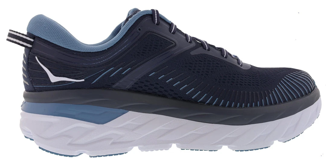 Hoka One One Hoka Men's Ultra Marathon Cushioned Running Shoes Bondi 7 7 Hoka One One Hoka Men's Ultra Marathon Cushioned Running Shoes Bondi 7