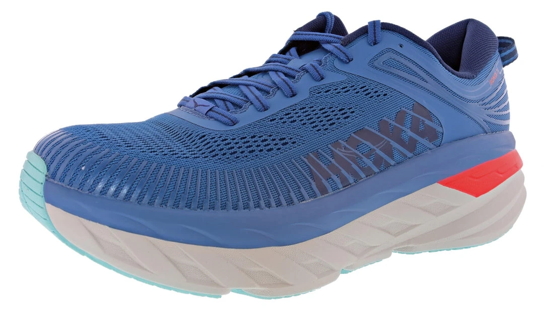 Hoka One One Hoka Men's Ultra Marathon Cushioned Running Shoes Bondi 7 16 Hoka One One Hoka Men's Ultra Marathon Cushioned Running Shoes Bondi 7