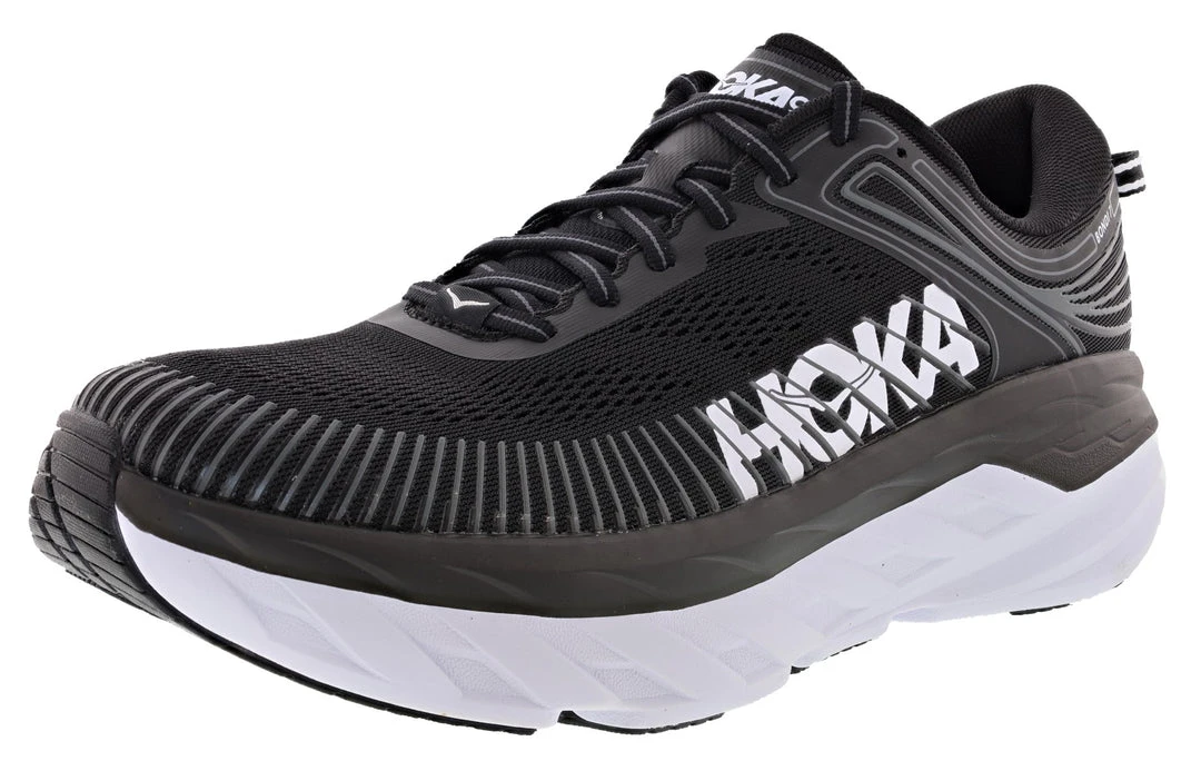 Hoka One One Hoka Men's Ultra Marathon Cushioned Running Shoes Bondi 7 21 Hoka One One Hoka Men's Ultra Marathon Cushioned Running Shoes Bondi 7