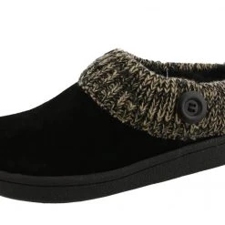 Clarks Of England Clarks Women's Knitted Collar Clog Winter Slippers Angelina