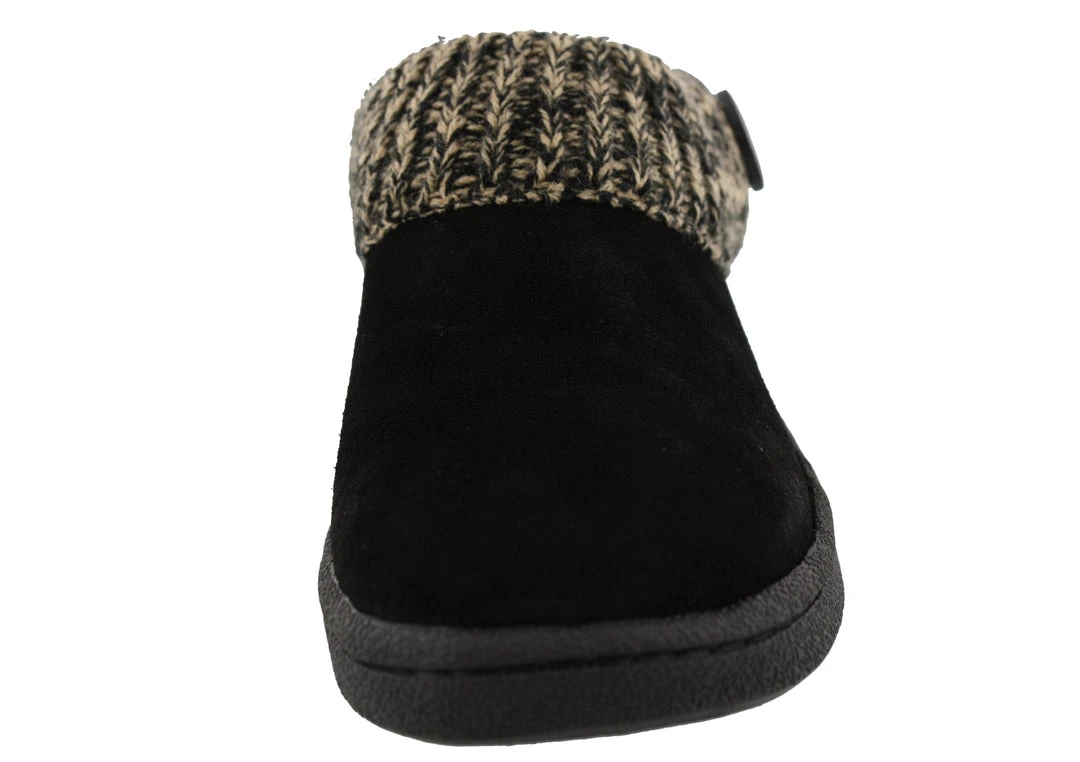 Clarks Of England Clarks Women's Knitted Collar Clog Winter Slippers Angelina Clarks Of England Clarks Women's Knitted Collar Clog Winter Slippers Angelina