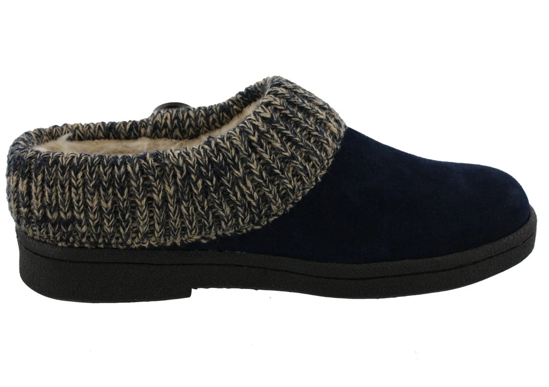 Clarks Of England Clarks Women's Knitted Collar Clog Winter Slippers Angelina Clarks Of England Clarks Women's Knitted Collar Clog Winter Slippers Angelina