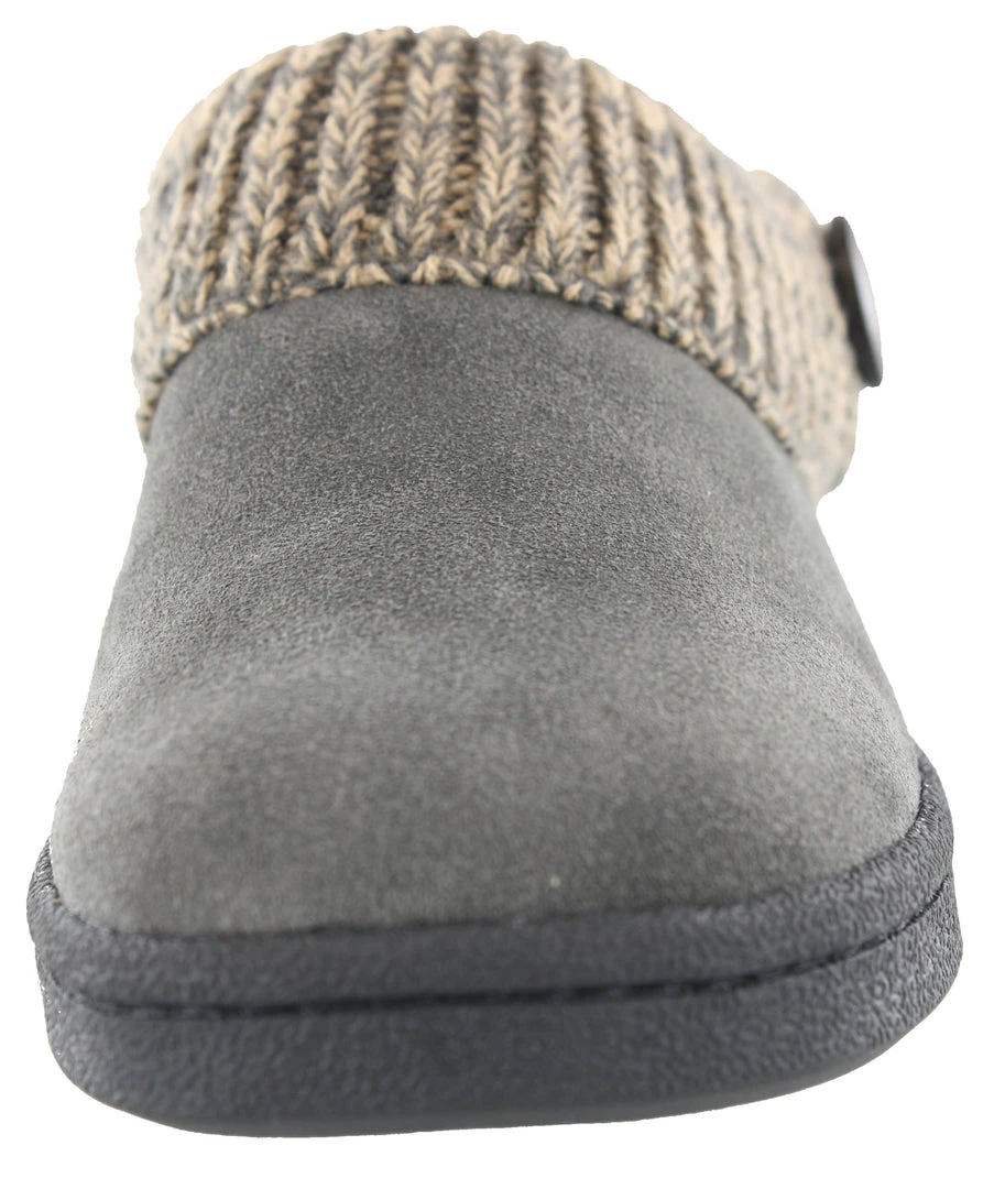 Clarks Of England Clarks Women's Knitted Collar Clog Winter Slippers Angelina Clarks Of England Clarks Women's Knitted Collar Clog Winter Slippers Angelina