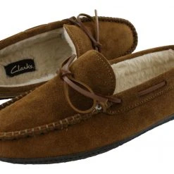 Clarks Of England Clarks Men's Augusta Mocassin Winter Slippers 5 Clarks Of England Clarks Men's Augusta Mocassin Winter Slippers