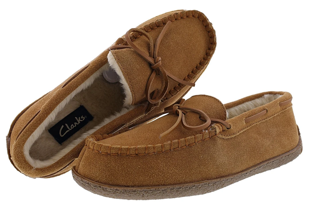 Clarks Of England Clarks Men's Augusta Mocassin Winter Slippers Clarks Of England Clarks Men's Augusta Mocassin Winter Slippers