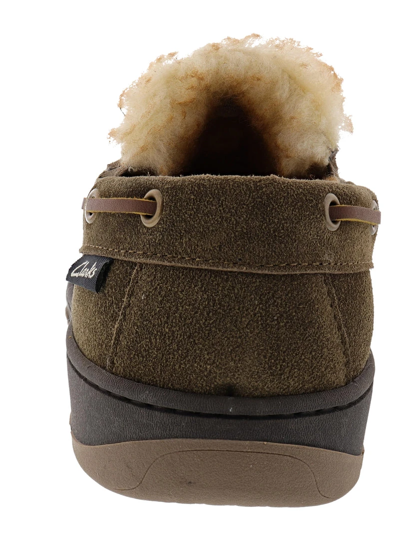 Clarks Of England Clarks Men's Indoor Outdoor Mocassin Winter Slippers Justin 4 Clarks Of England Clarks Men's Indoor Outdoor Mocassin Winter Slippers Justin