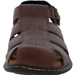 Dr. Scholls Dr. Scholl's Grayson Men's Leather Fishermen Sandals Closed Toe 2 Dr. Scholls Dr. Scholl's Grayson Men's Leather Fishermen Sandals Closed Toe