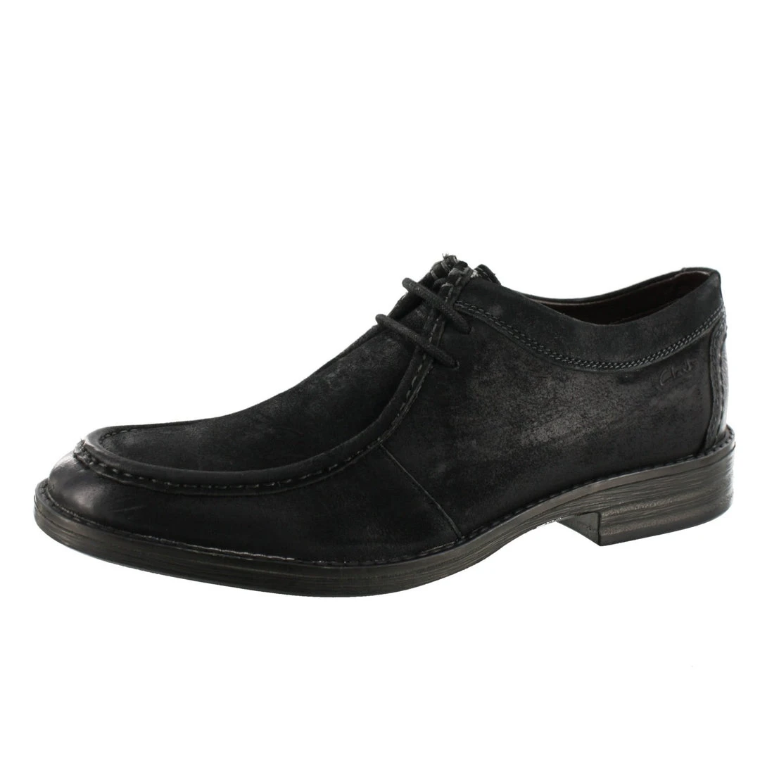 Clarks Of England Clarks Mens Delsin Rise Black Dress Leather Shoes 1 Clarks Of England Clarks Mens Delsin Rise Black Dress Leather Shoes