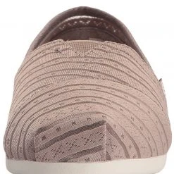 Skechers Women Easy On Casual Walking Slip On Flats Plush Urban Rose