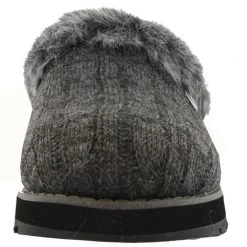 Skechers Women Medium Width Furry Cozy Open Back Slippers Ice Angel