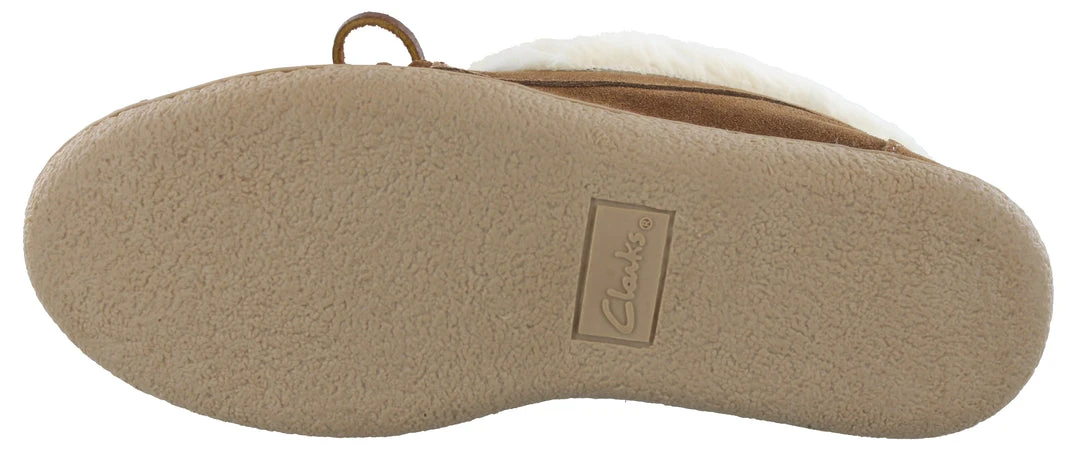 Clarks Of England Clarks Women Warm Cozy Easy On Slip On Booties Slippers 5 Clarks Of England Clarks Women Warm Cozy Easy On Slip On Booties Slippers