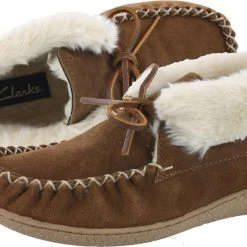 Clarks Of England Clarks Women Warm Cozy Easy On Slip On Booties Slippers 11 Clarks Of England Clarks Women Warm Cozy Easy On Slip On Booties Slippers