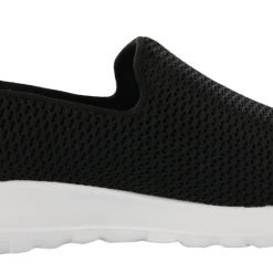 Skechers Women Wide Width Easy On Casual Flexible Walking Slip On Shoes